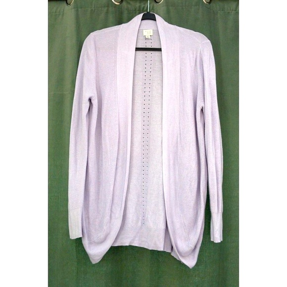 A New Day Lavender Cardigan Size Large - Picture 1 of 4